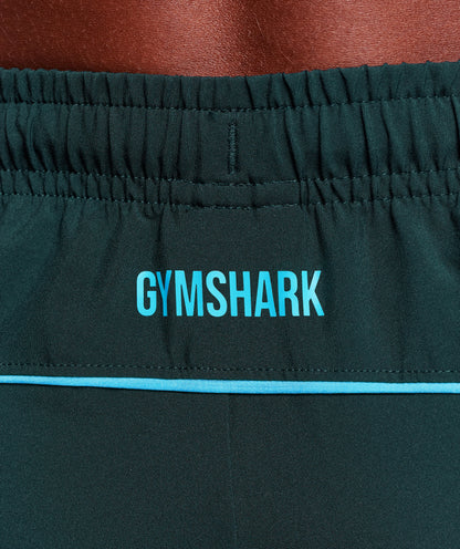 Gymshark Arrival Block 6" Shorts - Deep Petrol Blue