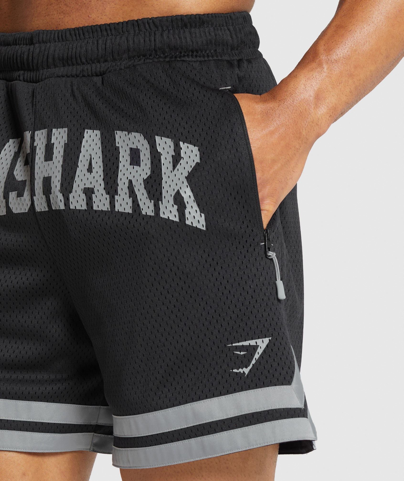 Gymshark Campus Mesh Shorts - Black