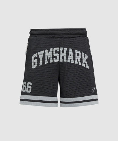 Gymshark Campus Mesh Shorts - Black
