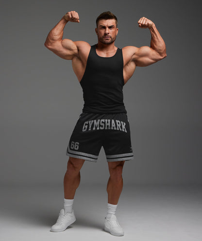 Gymshark Campus Mesh Shorts - Black