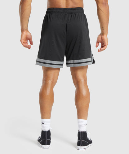 Gymshark Campus Mesh Shorts - Black