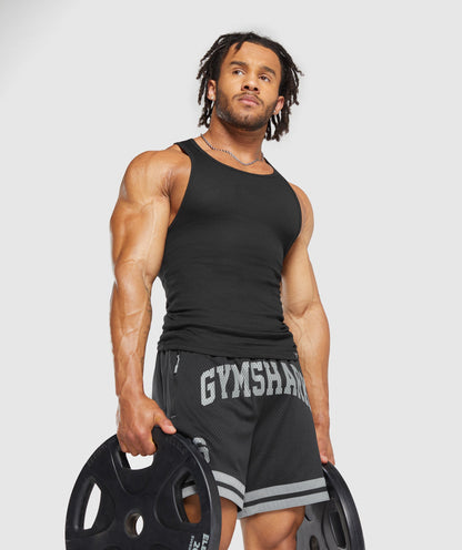 Gymshark Campus Mesh Shorts - Black