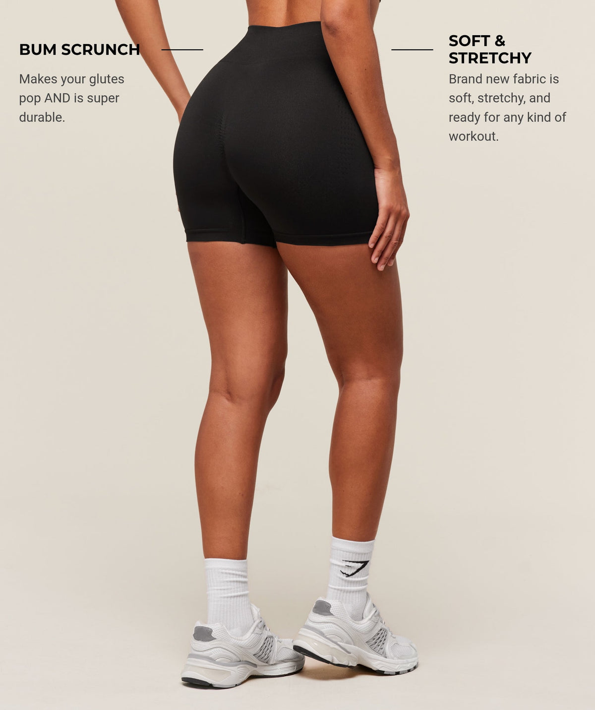 Gymshark Vital Soft Short - Black