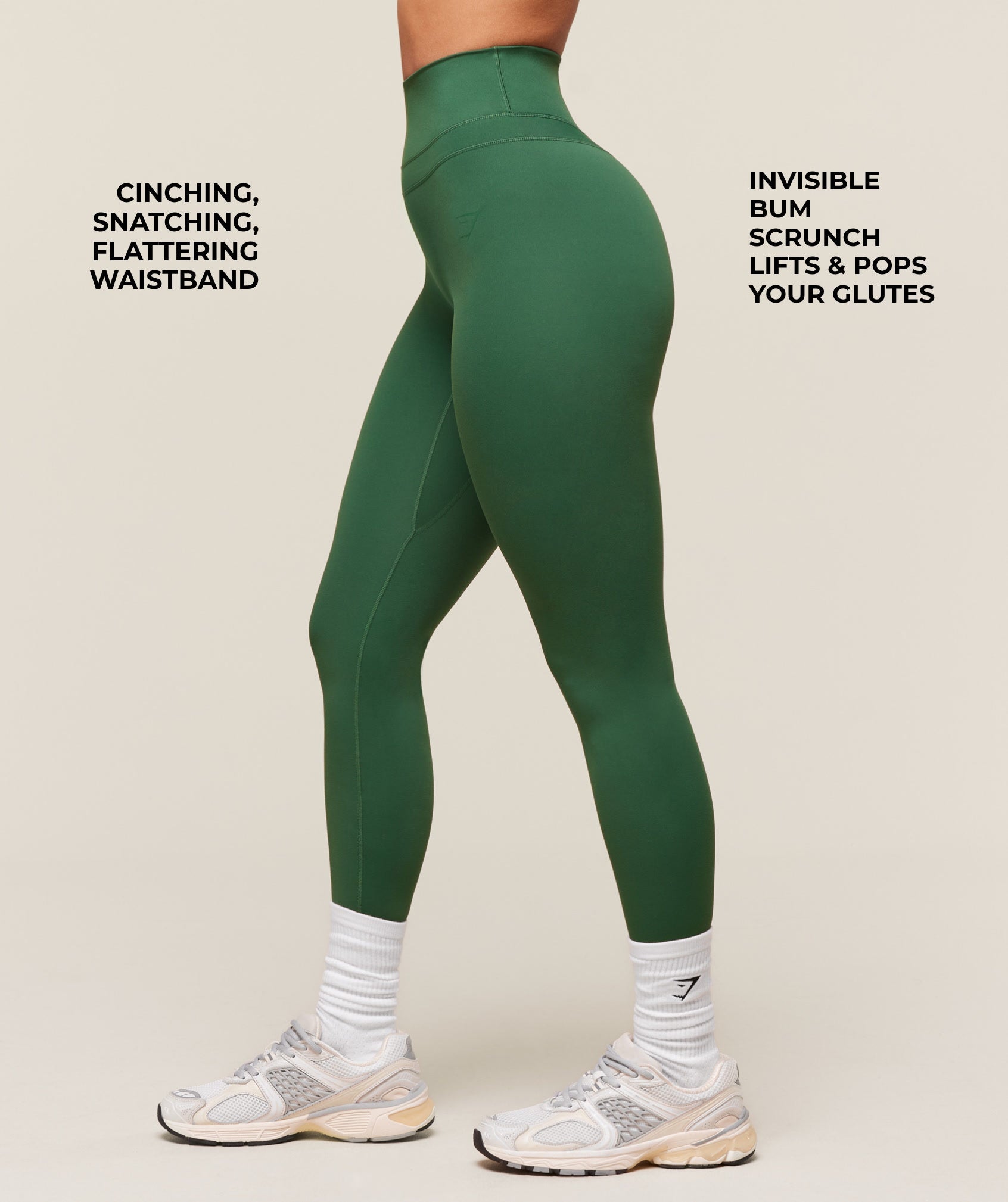 Gymshark Whitney Leggings - Classic Green
