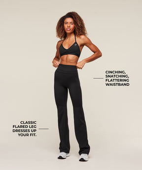 Gymshark Whitney Flared Leggings - Black
