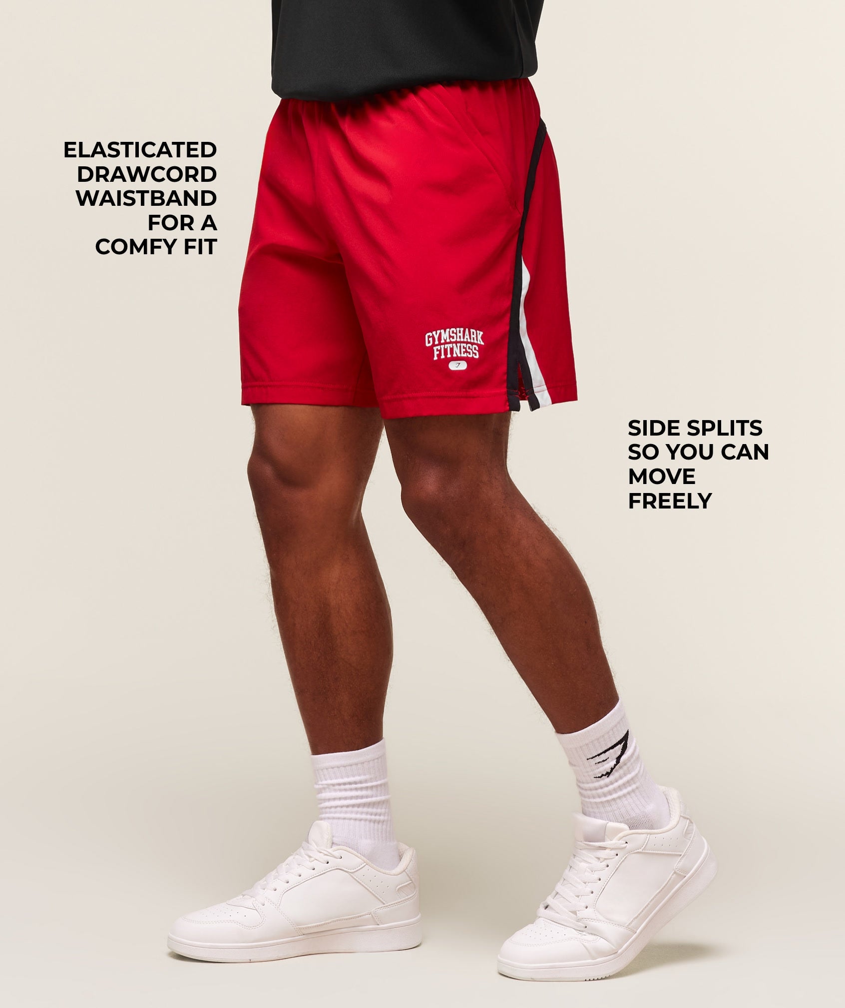 Gymshark Campus 7" Shorts - Conditioning Red