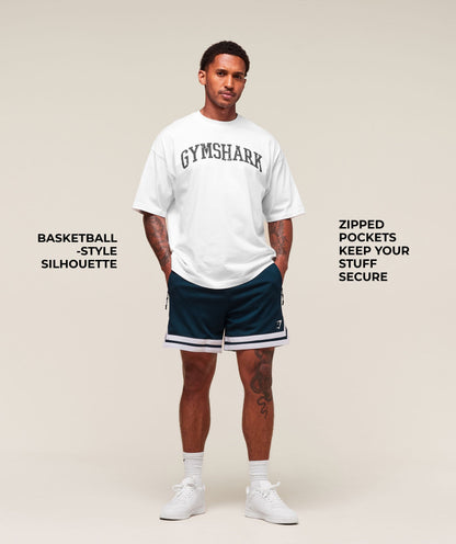 Gymshark Campus Mesh Shorts - Navy