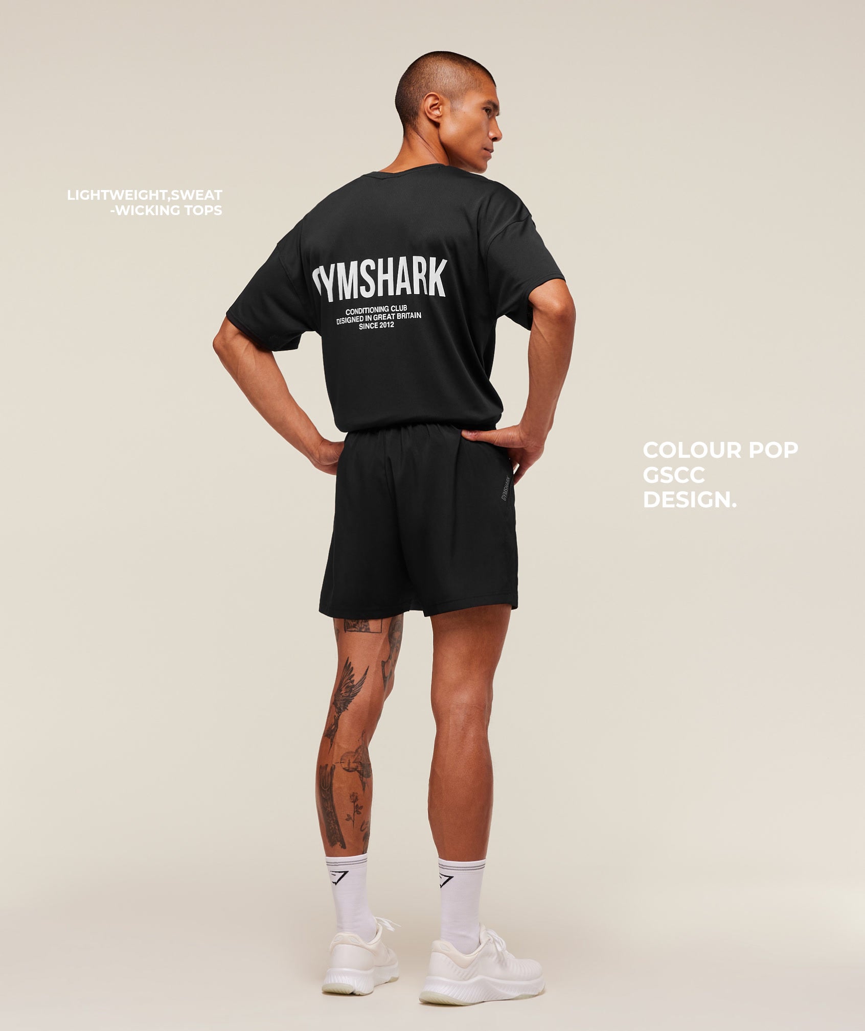 Gymshark Conditioning Club Oversized T-Shirt - Black