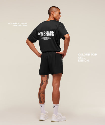 Gymshark Conditioning Club Oversized T-Shirt - Black