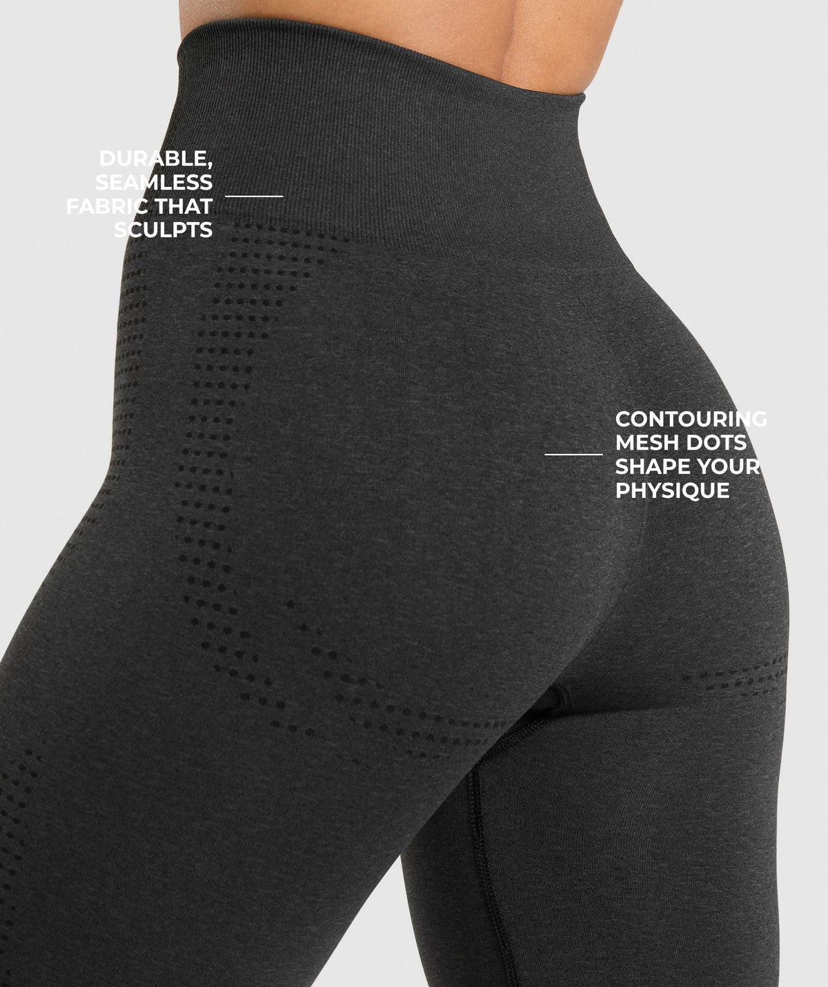 Gymshark Vital 7" Shorts - Black Marl