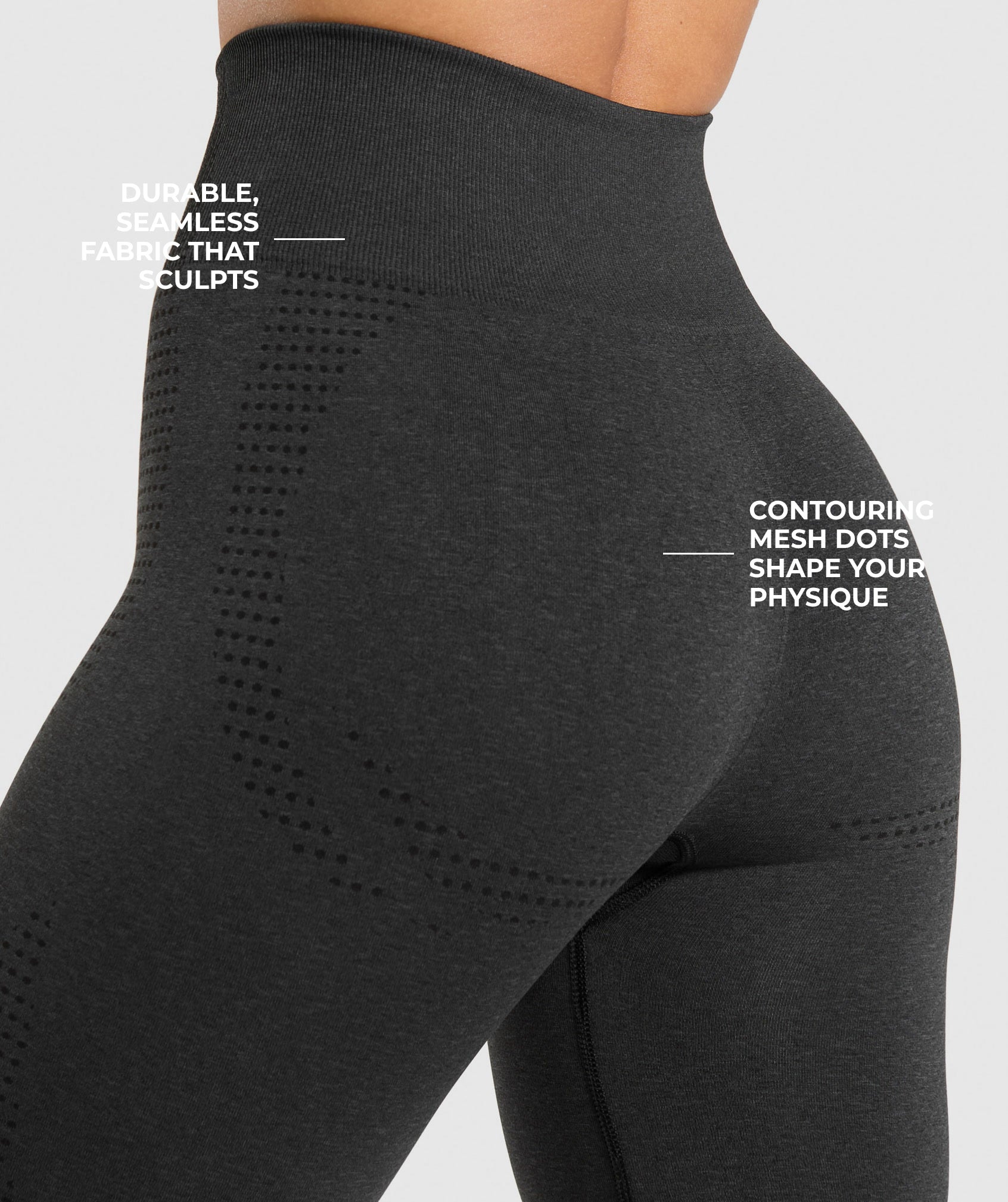 Gymshark Vital 7" Shorts - Black Marl