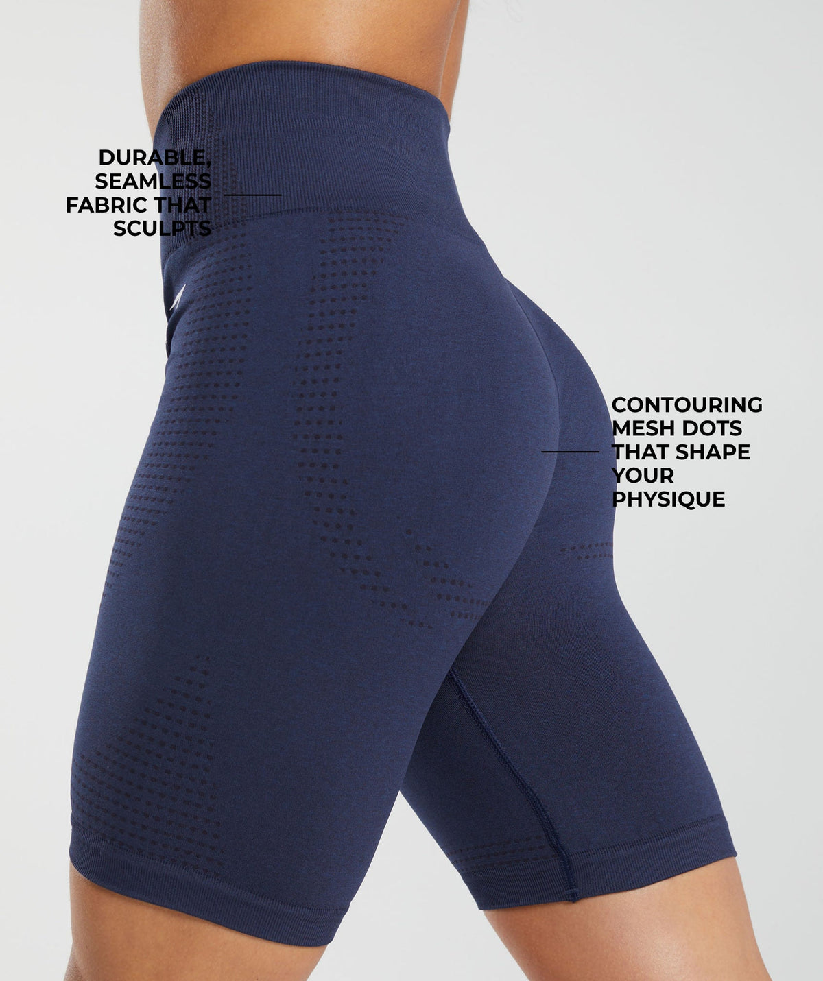 Gymshark Vital 7" Shorts - Heavy Blue/ Marl