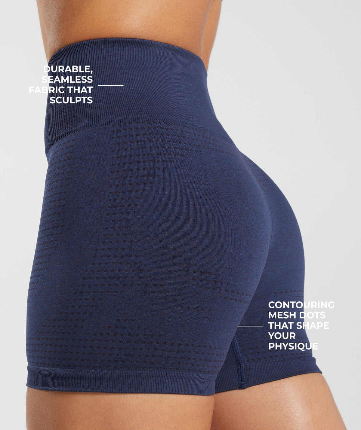 Gymshark Vital Shorts - Heavy Blue Marl