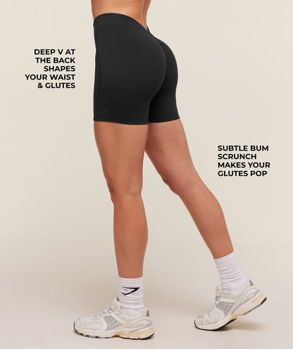 Gymshark Lifting Dipped Waistband Short - Black