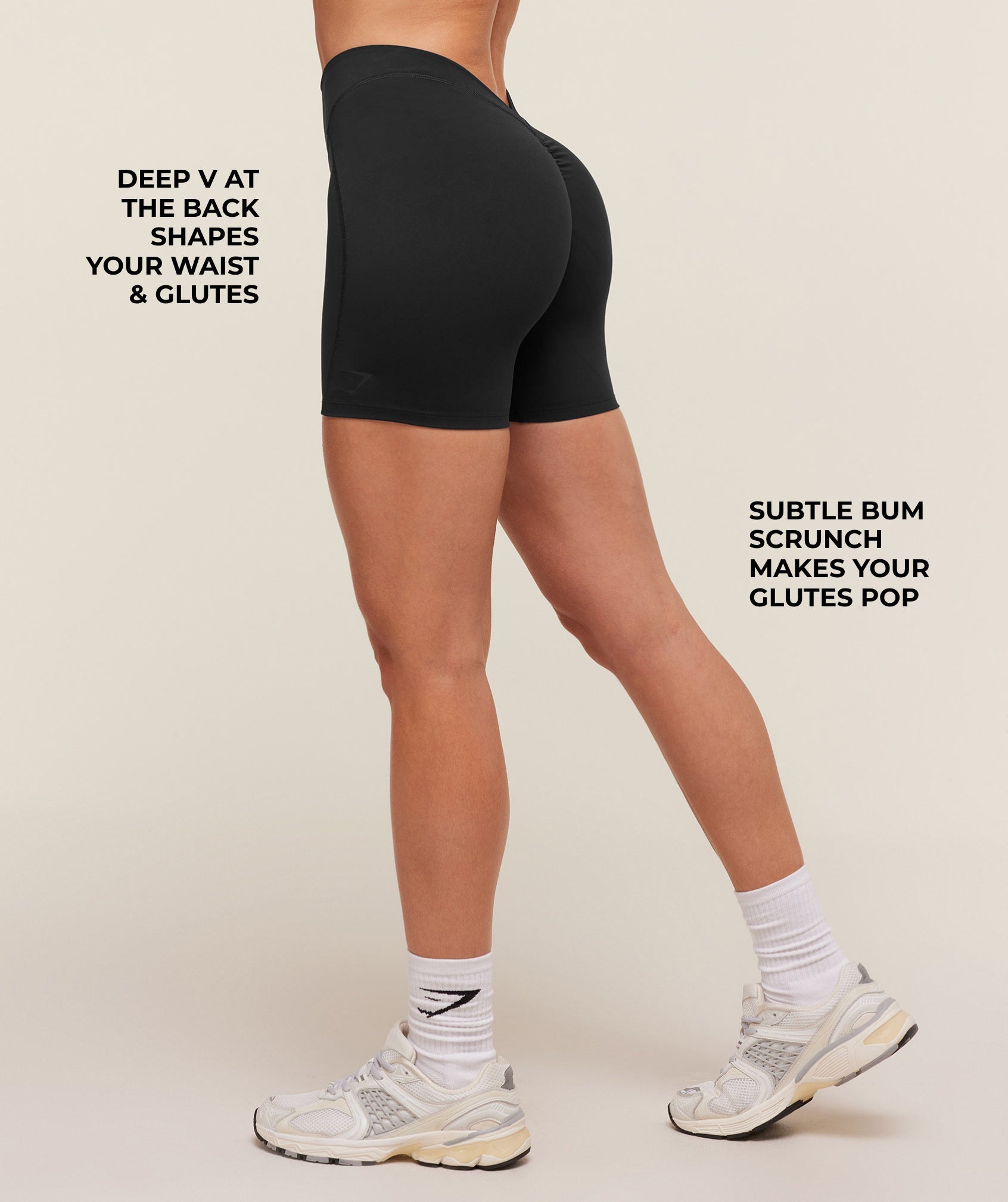 Gymshark Lifting Dipped Waistband Short - Black