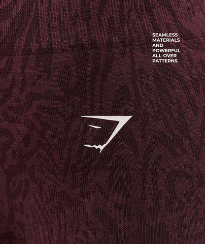 Gymshark Adapt Animal Seamless Leggings - Cherry Purple/Reset Pink