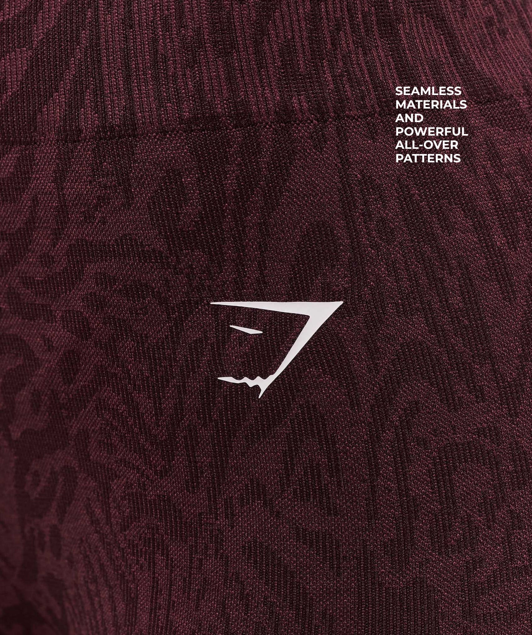 Gymshark Adapt Animal Seamless Leggings - Cherry Purple/Reset Pink