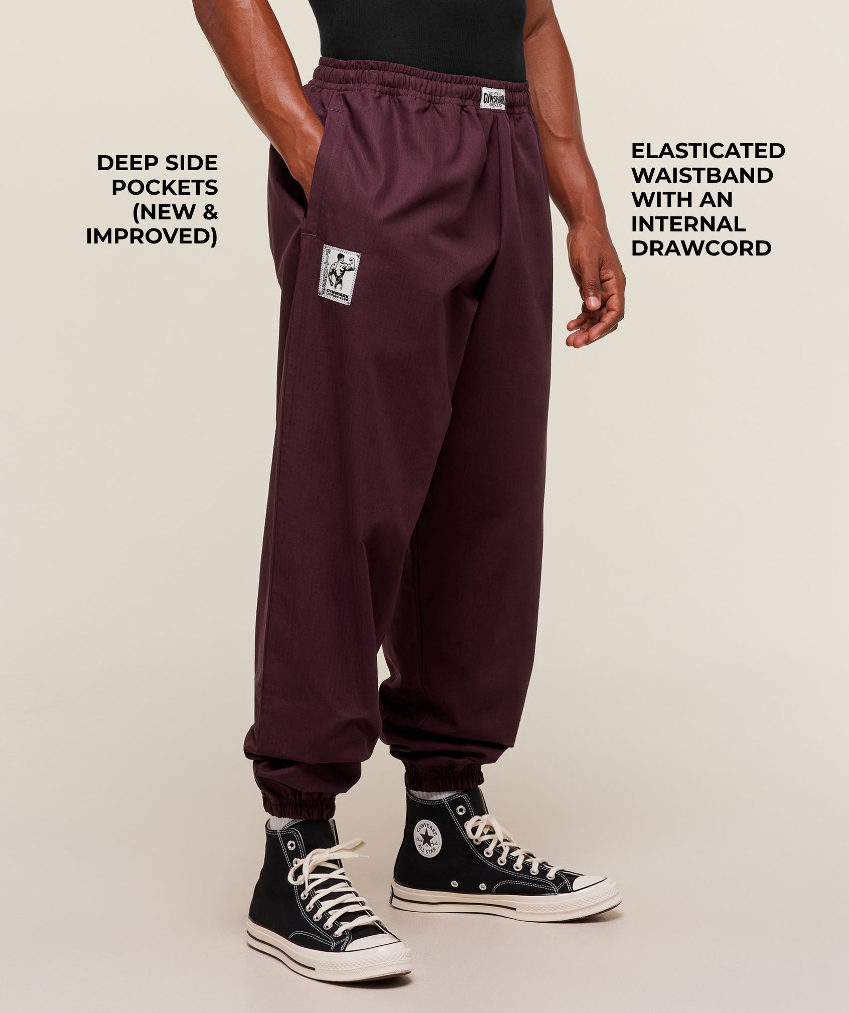 Gymshark Pumper Pants - Cherry Purple