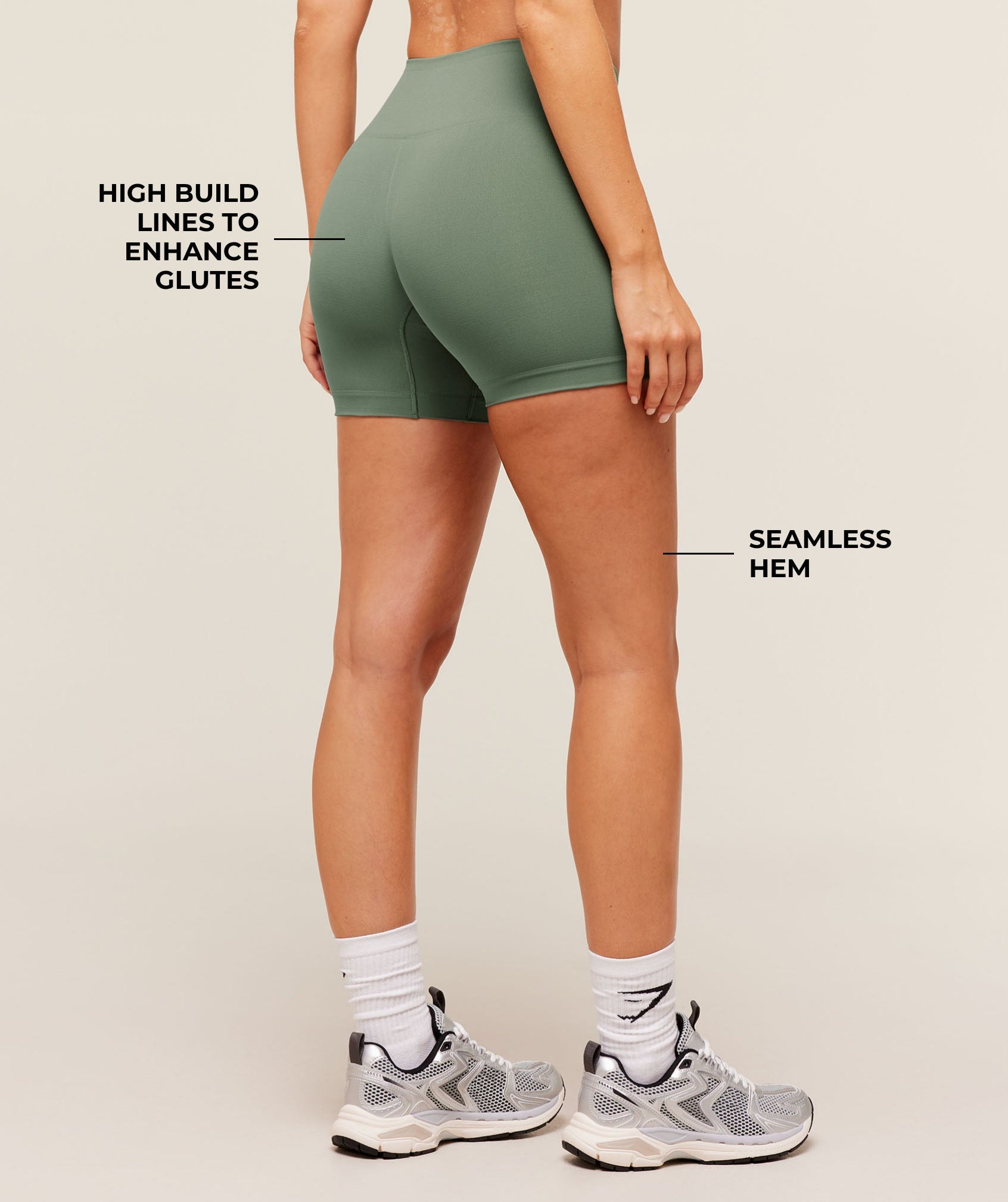Gymshark Soft Sculpt Shorts - Unit Green
