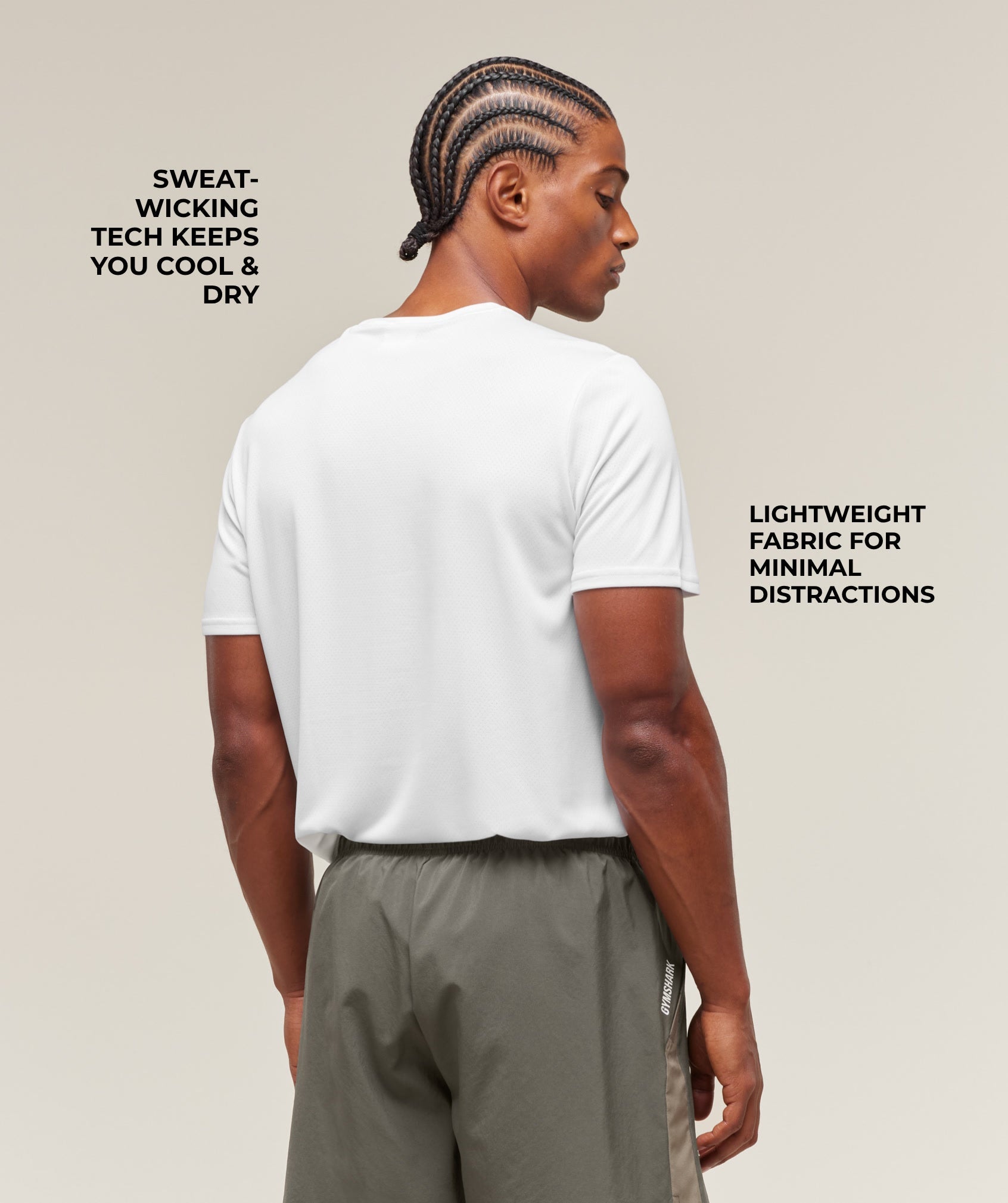 Gymshark Arrival T-Shirt - White