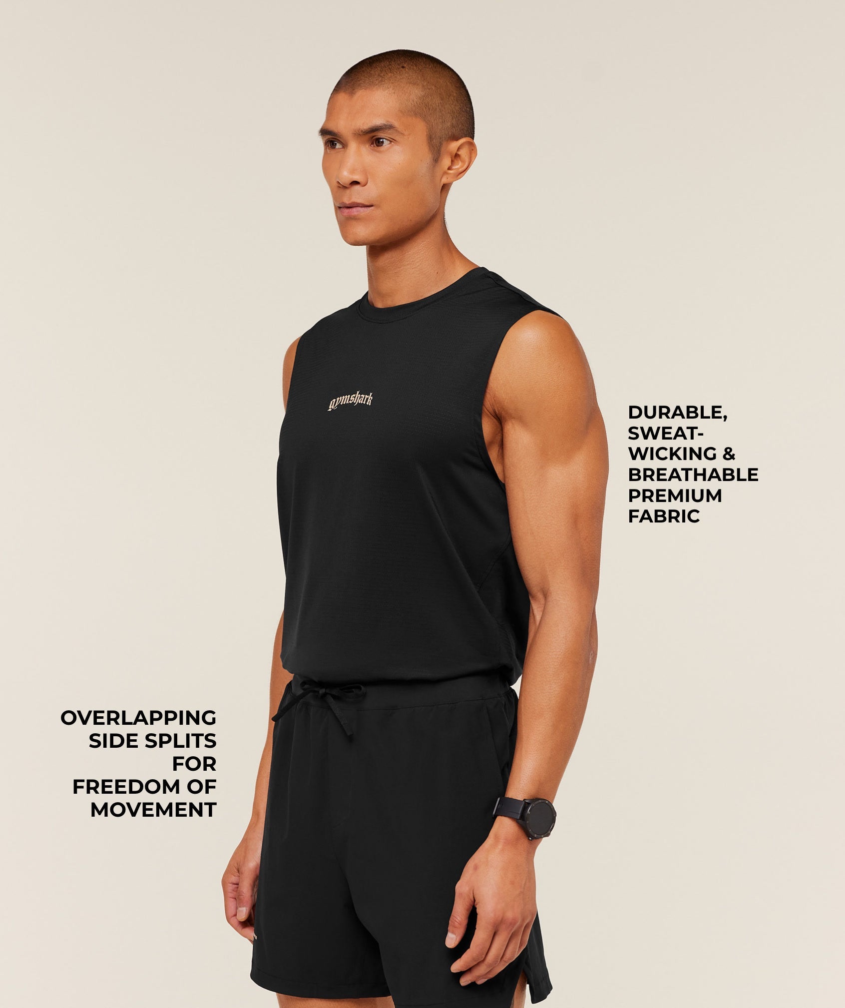 Gymshark Tactical Tank - Black