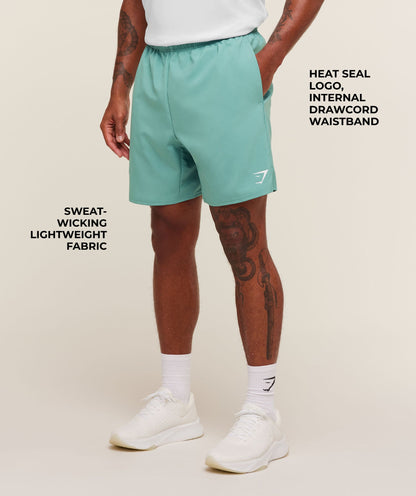 Gymshark Arrival 7" Shorts - Muted Teal