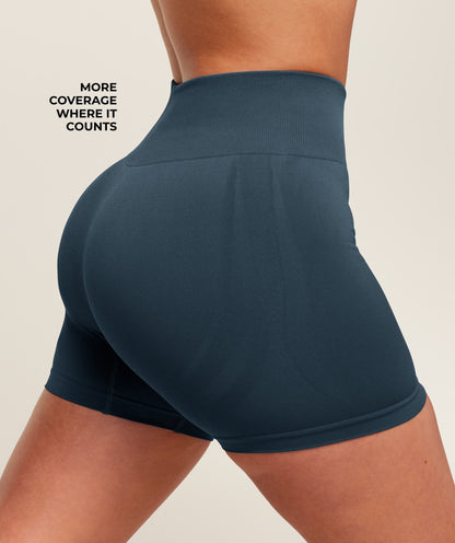 Gymshark Everyday Seamless Shorts 2.0 - GS Stealth Blue
