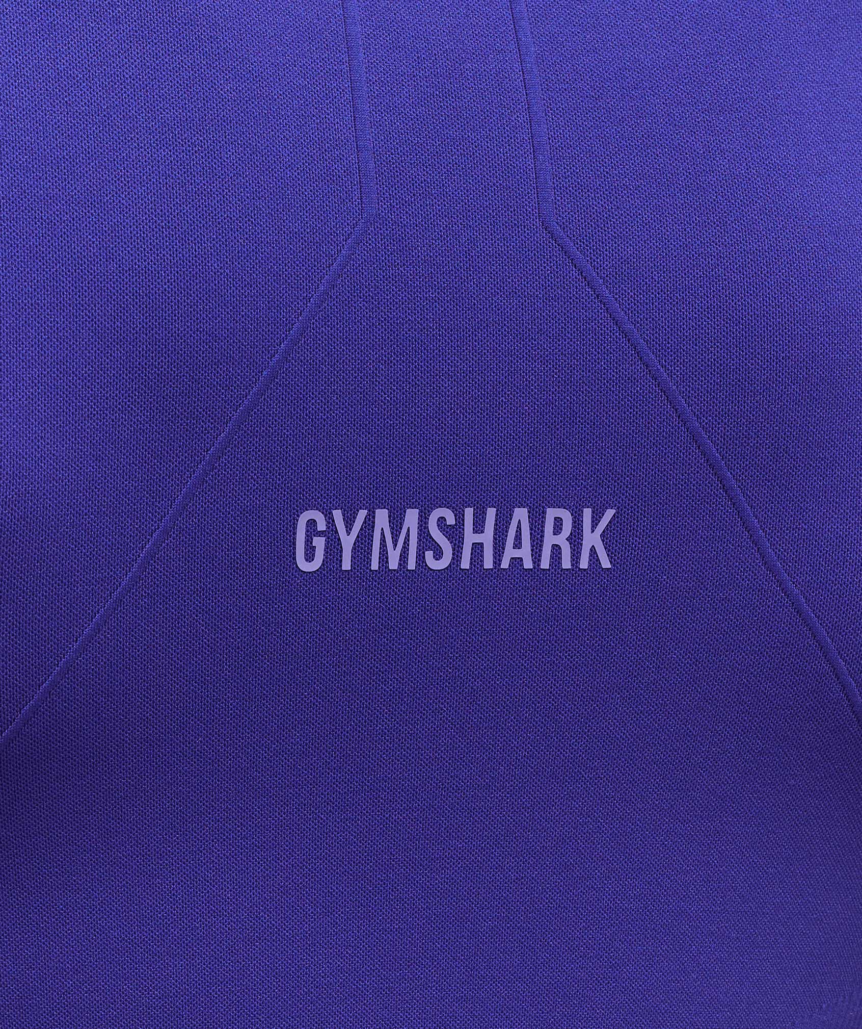 Gymshark Activate Long Sleeve Crop Top - Cobalt Purple