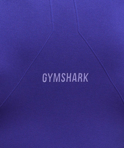 Gymshark Activate Long Sleeve Crop Top - Cobalt Purple