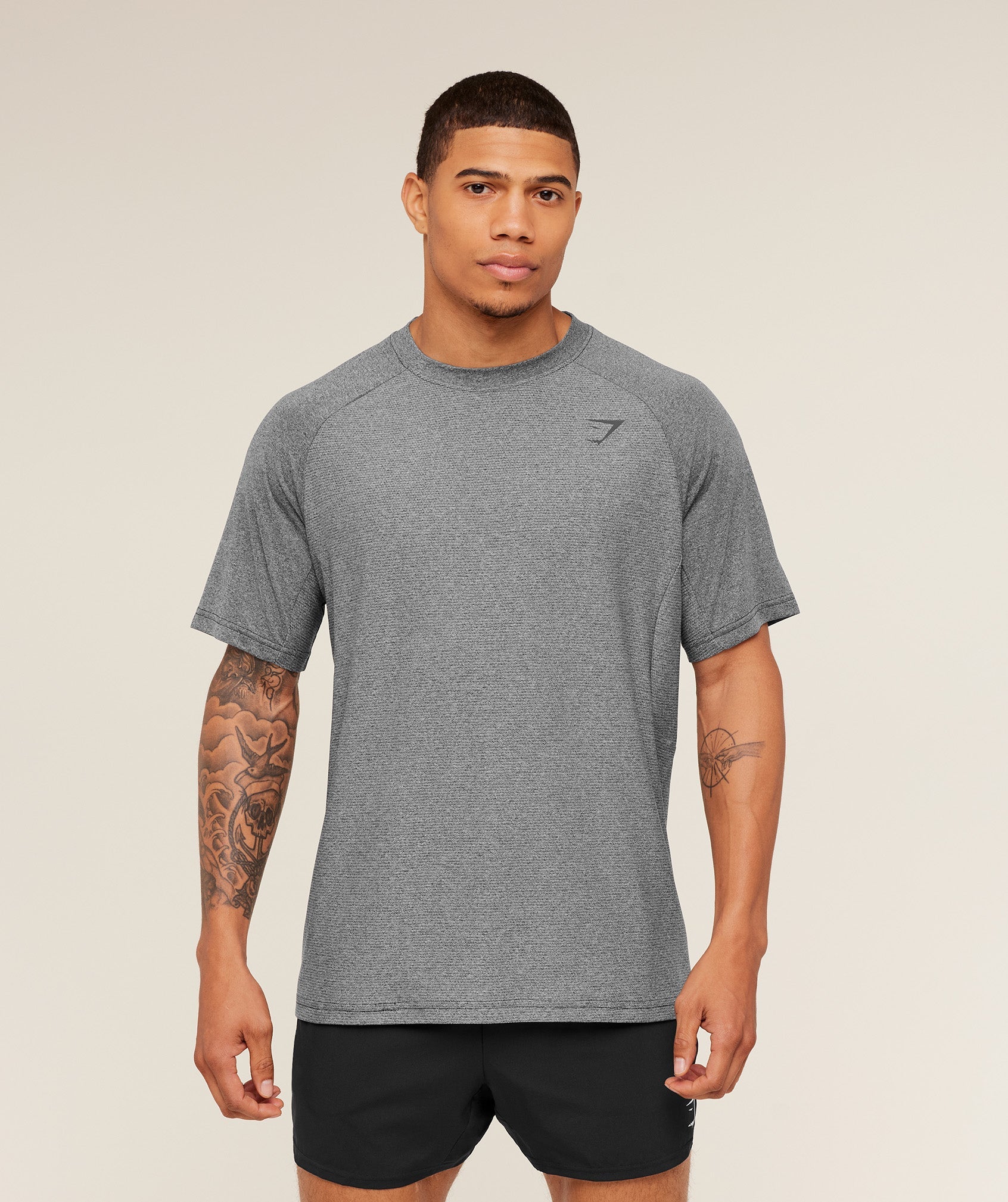 Gymshark Weekend T-Shirt - Black/Onyx Grey