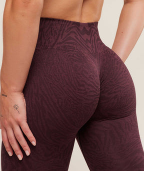 Gymshark Adapt Animal Seamless Leggings - Cherry Purple/Reset Pink