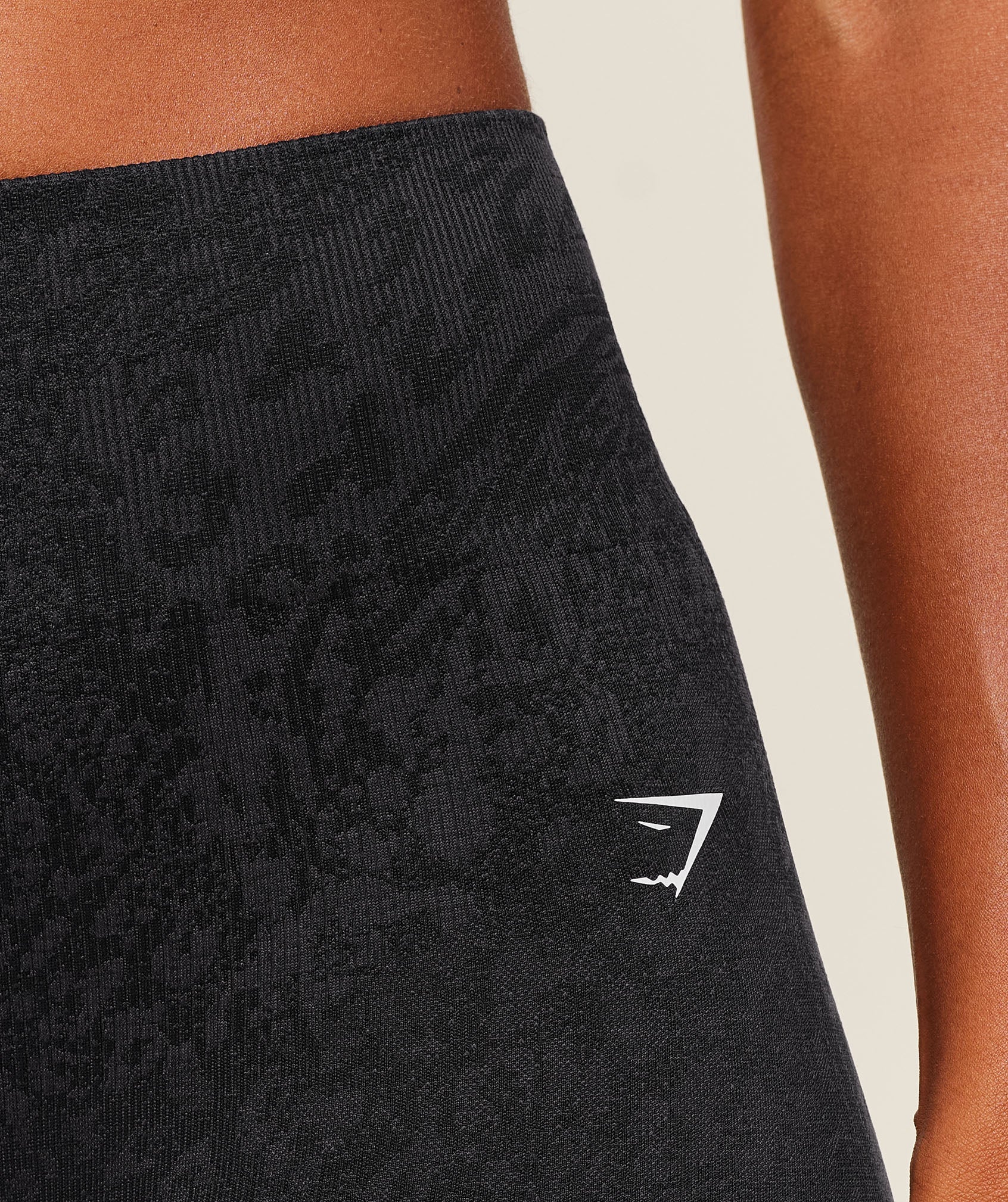 Gymshark Adapt Animal X Whitney Leggings - Black /  Asphalt Grey