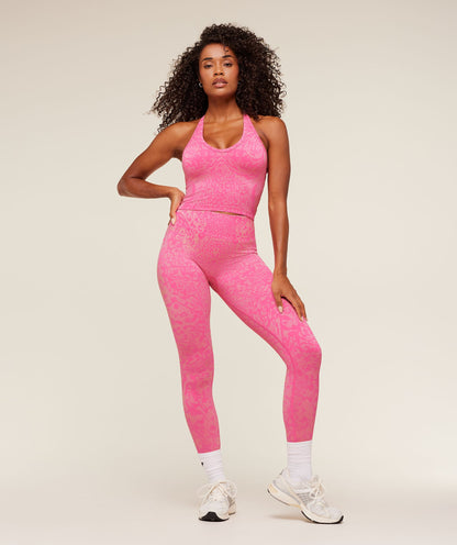 Gymshark Adapt Animal X Whitney Leggings - Electric Pink /  Sorbet Yellow