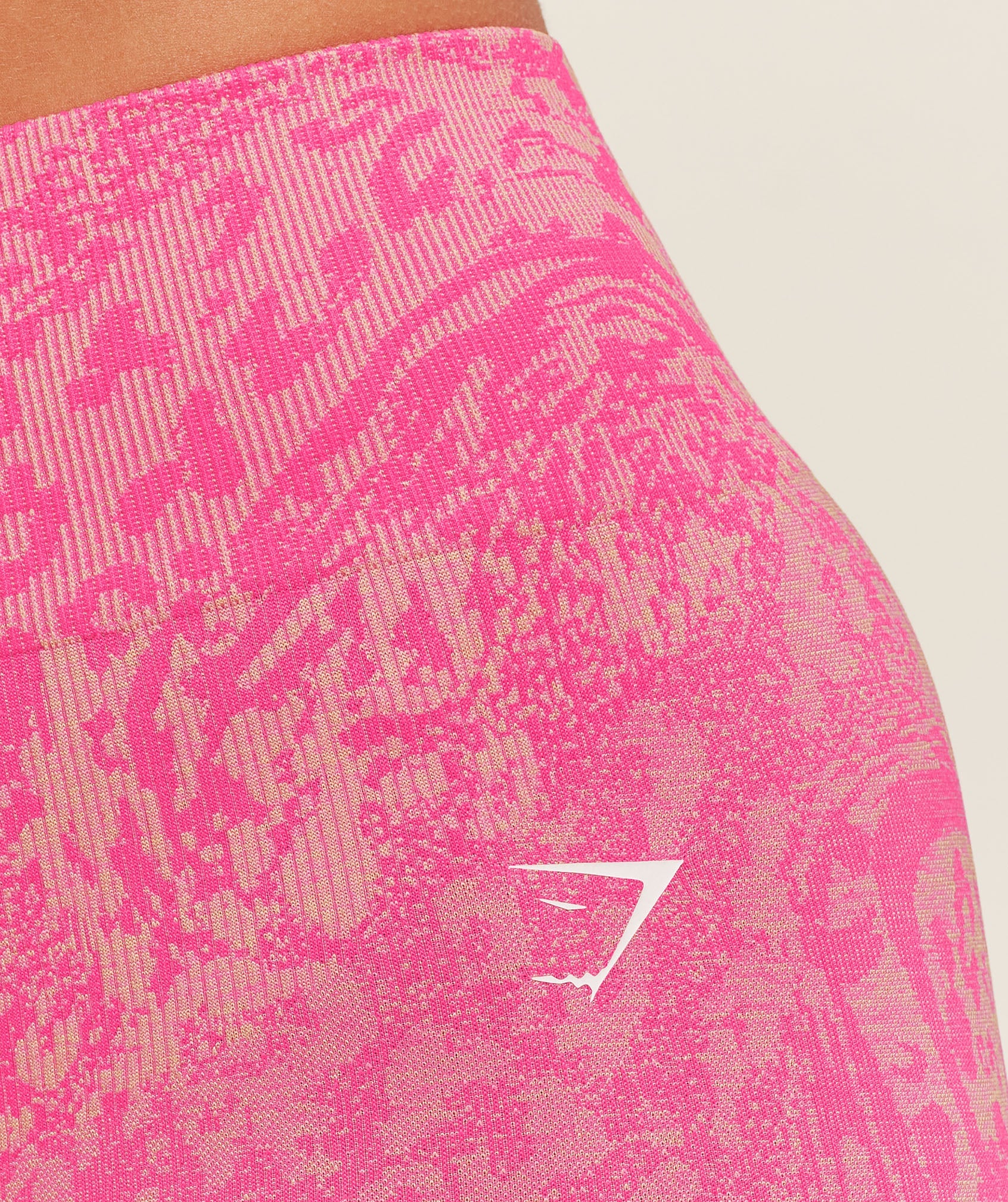 Gymshark Adapt Animal X Whitney Shorts - Electric Pink /  Sorbet Yellow