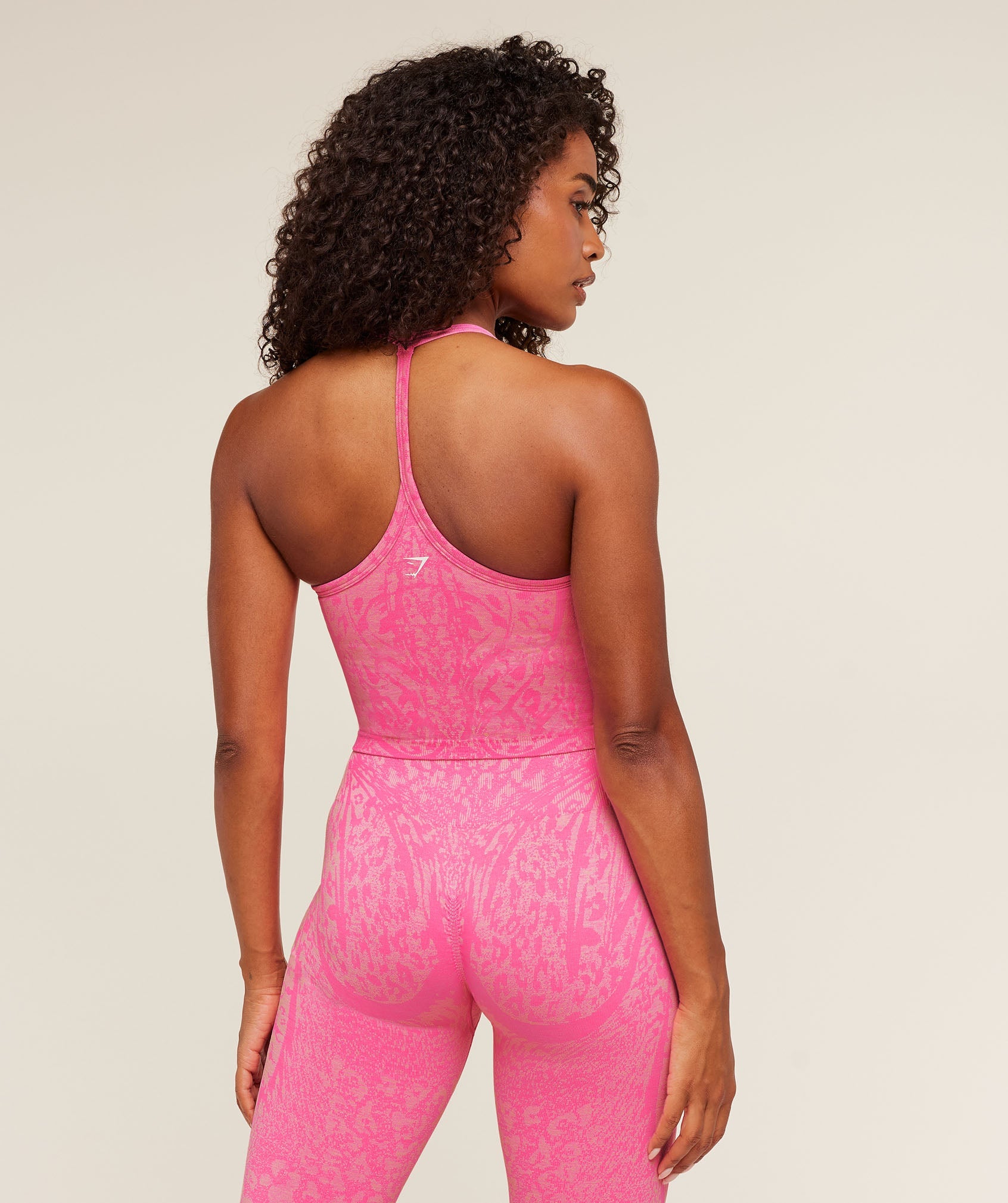 Gymshark Adapt Animal X Whitney Tank Top with Shelf - Electric Pink /  Sorbet Yellow