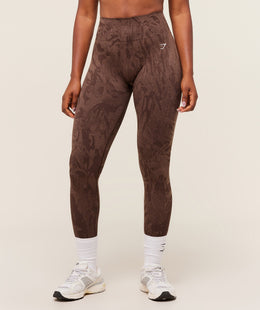 Gymshark Adapt Camo Seamless Leggings - Archive Brown/Soft Brown