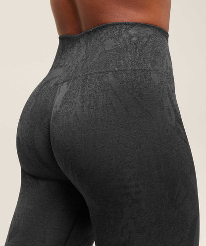 Gymshark Adapt Camo Seamless Leggings - Asphalt Grey/Black