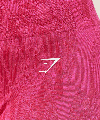 Gymshark Adapt Camo Seamless Leggings - Build Pink/Energy Pink