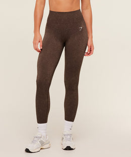 Gymshark Adapt Fleck x Whitney Leggings - Archive Brown/Lifestyle Brown
