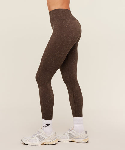 Gymshark Adapt Fleck x Whitney Leggings - Archive Brown/Lifestyle Brown