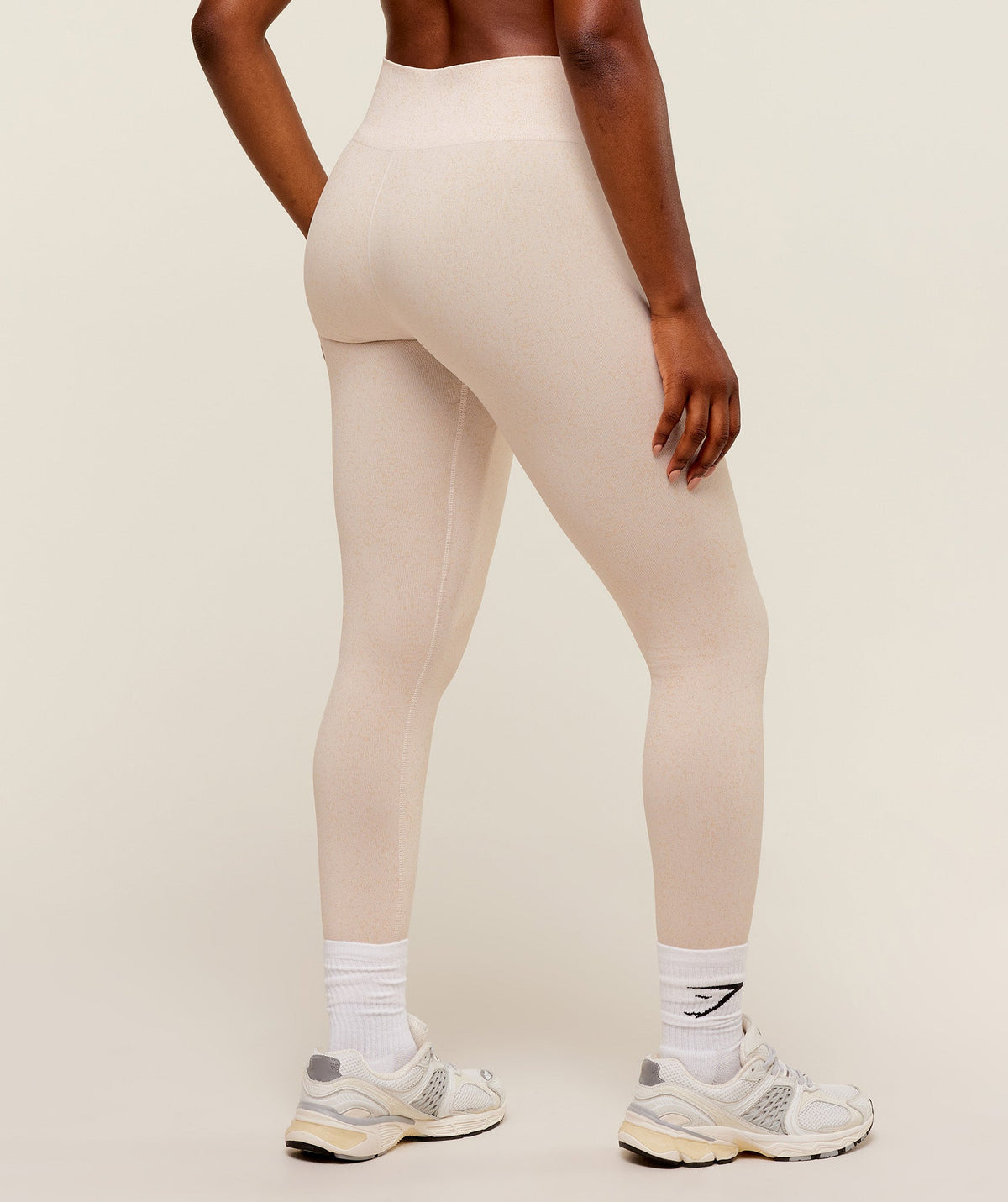 Gymshark Adapt Fleck x Whitney Leggings - Mineral | Coconut White