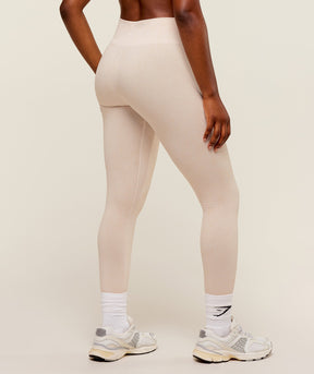 Gymshark Adapt Fleck x Whitney Leggings - Mineral | Coconut White