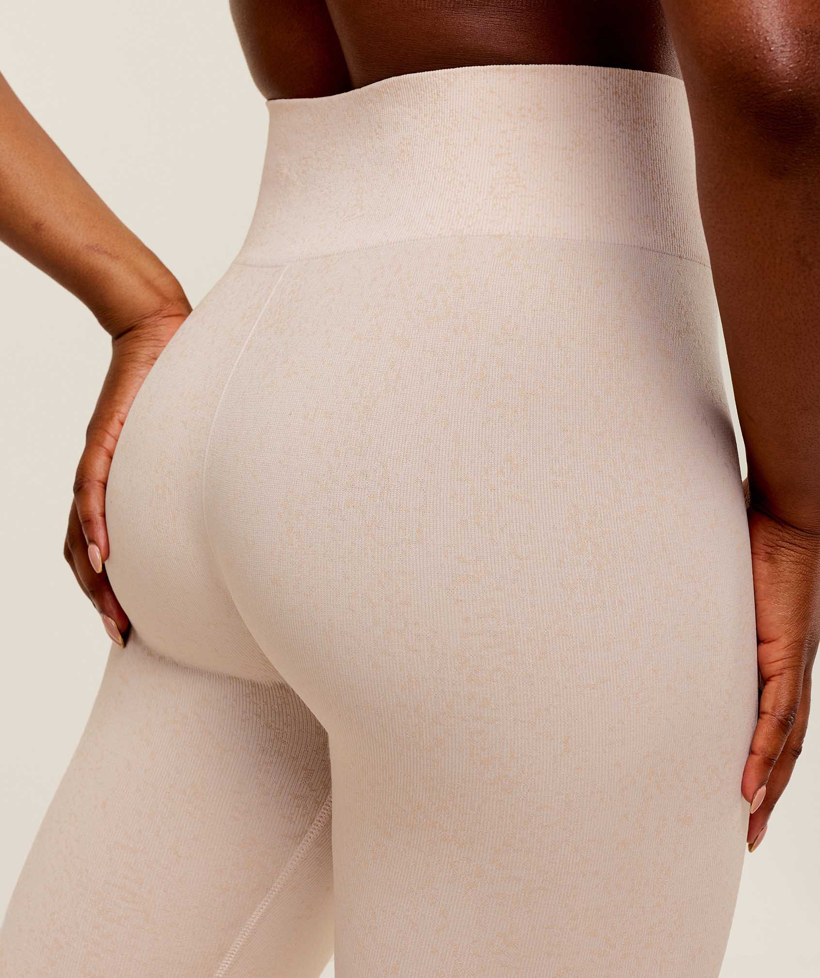 Gymshark Adapt Fleck x Whitney Leggings - Mineral | Coconut White