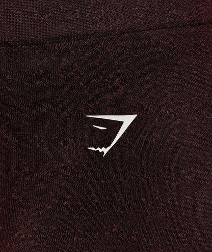 Gymshark Adapt Fleck x Whitney Seamless Leggings - Cherry Purple/Rich Maroon