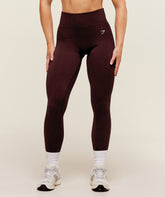Gymshark Adapt Fleck x Whitney Leggings - Cherry Purple/Rich Maroon