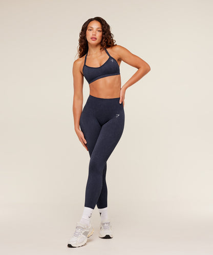 Gymshark Adapt Fleck x Whitney Leggings - Heavy Blue/Iron Blue