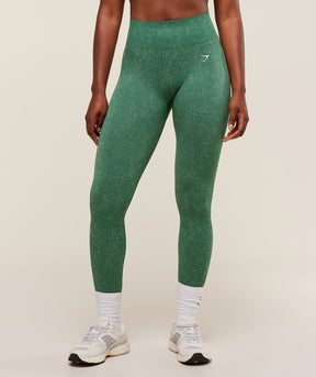 Gymshark Adapt Fleck x Whitney Leggings - Lift Green/Clay Green