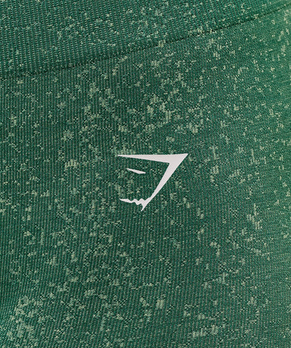 Gymshark Adapt Fleck x Whitney Seamless Leggings - Lift Green/Clay Green