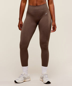 Gymshark Adapt Fleck x Whitney Leggings - Soft Brown/Chestnut Pink