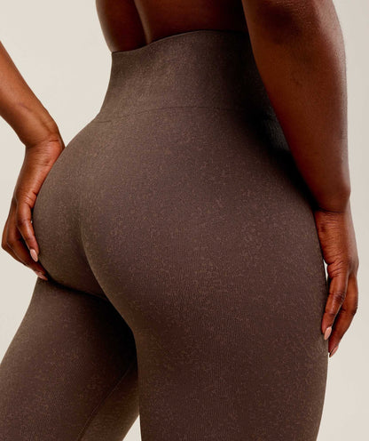 Gymshark Adapt Fleck Seamless Leggings - Soft Brown/Chestnut Pink